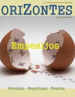 ORIZONTES – Una Revista de Kreasion Manseva en Djudeo-espanyol – No.1, Anyo 1, Enverano 2013