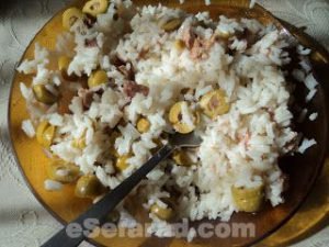 Recetas de Tetuan por Raquel Moryoussef de Fhima: Ensaladilla de arroz