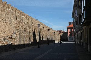 La cerca medieval en el Prado de los Judíos. © Ayuntamiento de León