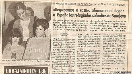 Lea y su familia vivieron en España entre 1992 y 1996 en calidad de refugiados.