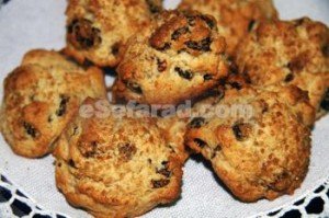 Recetas de Tetuan por Raquel Moryoussef de Fhima: Bizcochitos de pasas