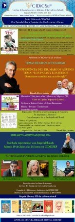 Junio espectacular en el CIDICSEF – Programación