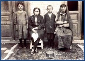 Famiya djudia. Mashhad, 1928