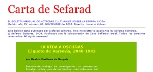 carta de sefarad nov2009