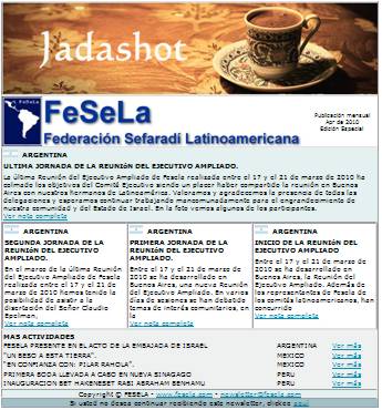 Newsletter Fesela