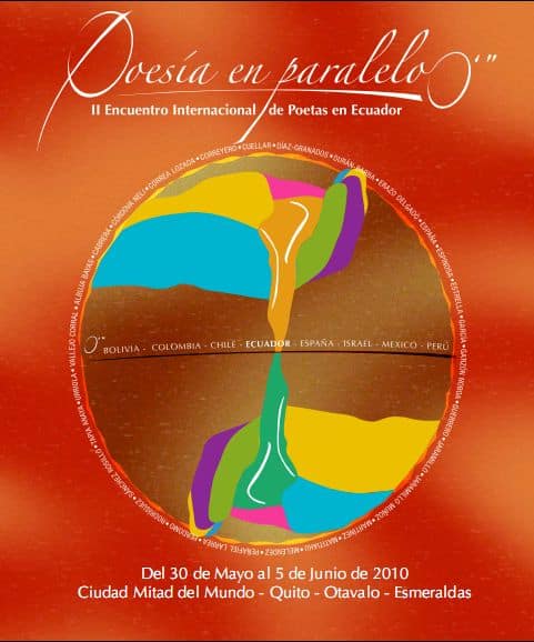 Afiche del encuentro "Poesia en Paralelo Cero"