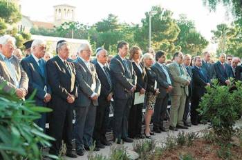the unveiling of the monument