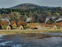 The Cherokees said that the Sephardic gold & silver miners lived in cabins with arched doors and windows. Photo: VR Image by Richard Thornton