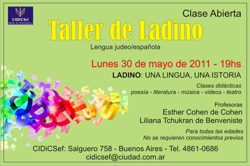 Taller de ladino - 30-5-2011