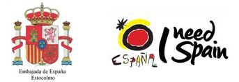 Logos embajada España en Estocolmo