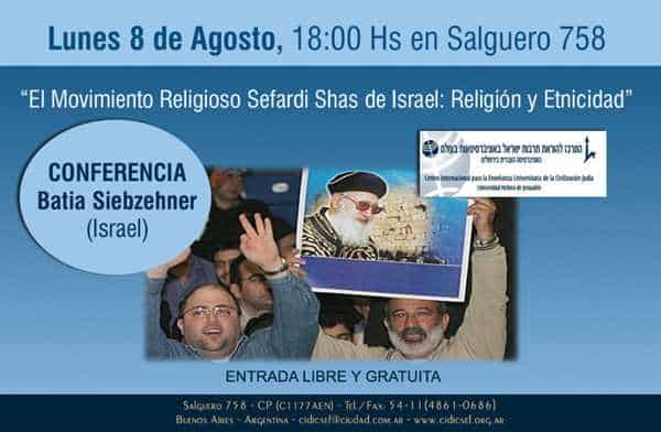 conferencia Batia Siebzehner