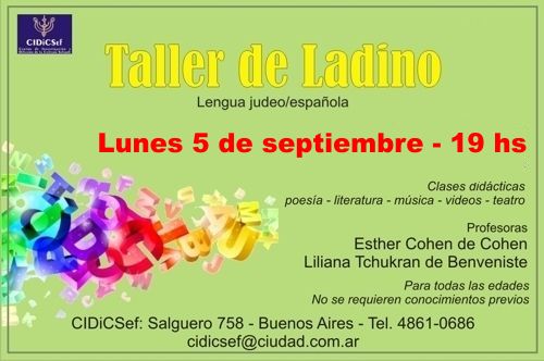 taller de ladino 05-9-2011