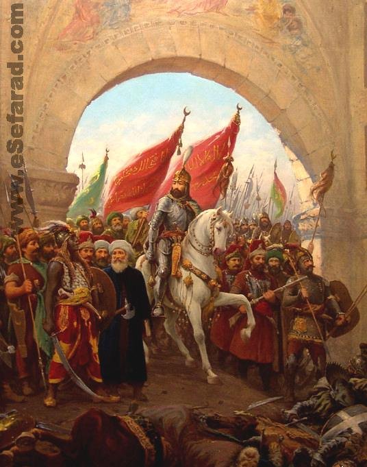 Mehmet enters Constantinople (1454) by Fausto Zonaro (1854-1929)