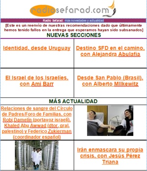 Radio Sefarad - más novedades y actualidad