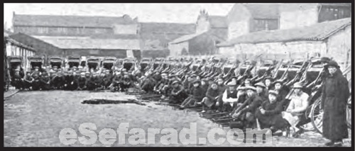 Shangai - Empleados y vehículos de la Star Rickshaw Co