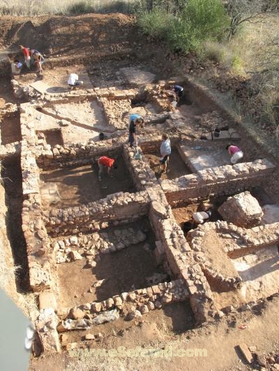 The place of discovery is a Roman villa near Silves. Credit: Photo: Dennis Graen/FSU