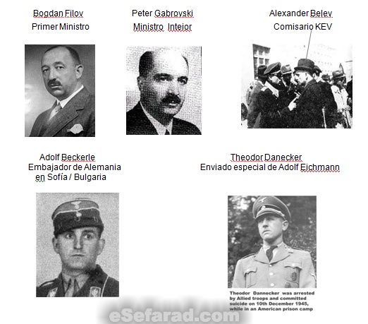 dirigentes nazis - búlgaros y alemanes