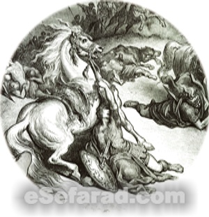 La muerte de Shaul. Gustave Doré, 1832-1883