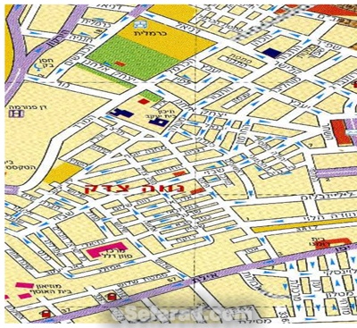 Neve Tzedek map