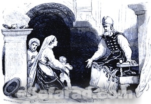 Hanna entregando a Samuel al Templo. Garnier Frères, Paris 1834