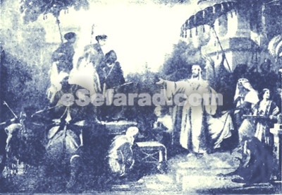 El Rey Shlomo resiviendo a la Reyna de Shva, Rev. Hurlbut ,1904.