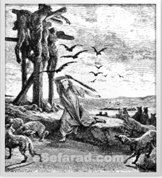 Ritzpa protejando a los kadavres. Gustave Doré, 1832-1883