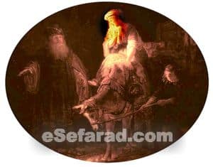 La partensia de la Shunamita ande Elisha. Rembrandt Harmensz van Rjin, 1640. 
