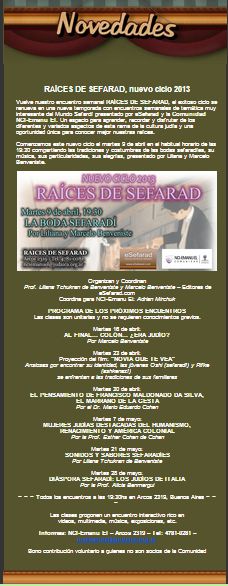 raices de sefarad 2013