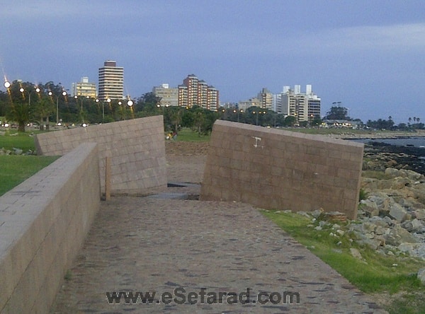 Memorial del holocausto judío. Montevideo, Uruguay