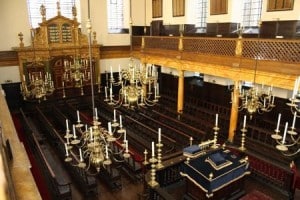 Interior da Sinagoga de Bevis Marks - Londres