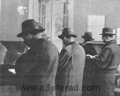 Fotografía del interior de la sinagoga situada en la calle Provença.