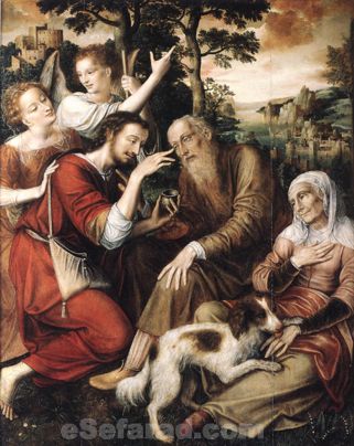 La kurasion de Tobit. Jan Massys, c. 1550