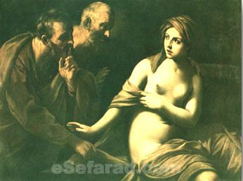 Suzanna i los djuezgos. Guido Reni, c. 