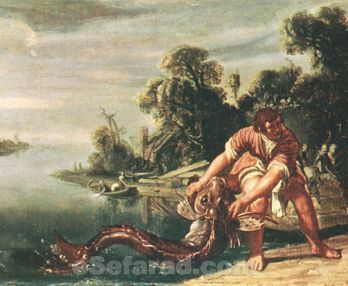 Tobias i el pishkado. Pieter Pietersz Lastman, c. 1625