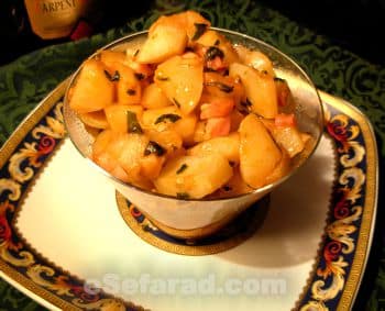 Pescado guisado con Pitinambu