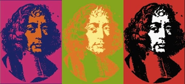 The many faces of excommunicated philosopher Baruch Spinoza, whose reentry into the Jewish community was recently debated. Image via Presseurop.