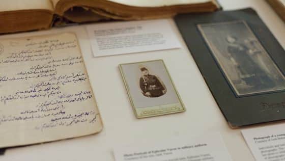 The Sephardic Studies Digital Library & Museum holdings on display at the UW Stroum Center 40th Anniversary Gala. Photo by Meryl Schenker Photography
