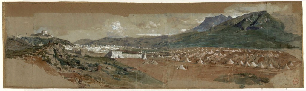 Vista de Tetuán -por Mariano Fortuny-