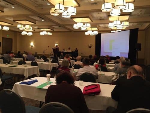 Dr. Joseph Maldonado speaks at the conference. CREDIT MARK STEIN / WLRN