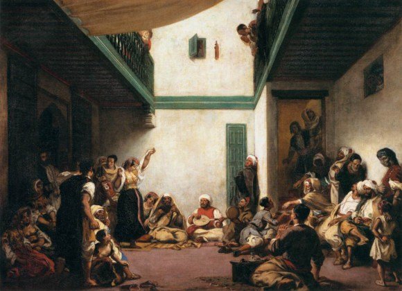 Boda judía en Marruecos, lienzo de Delacroix