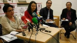 Desde la izquierda, María Antonia Muriel, María Eugenia Cabezas, Galo Sánchez y Miguel Elías Sánchez. Foto Javier de la Fuente