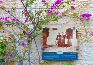 Left: Dairyman Avraham Cohen, seen here with his family, was one the many residents that traced their roots to Spain.