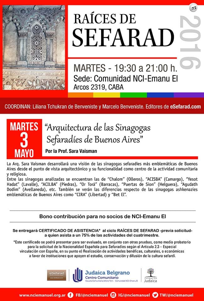 sefarad 2016 MAYO