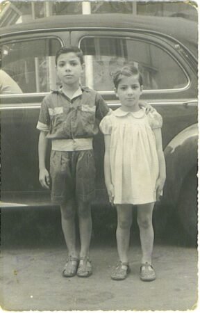 Samy Elbaz et sa petite soeur Yehoudith Elbaz