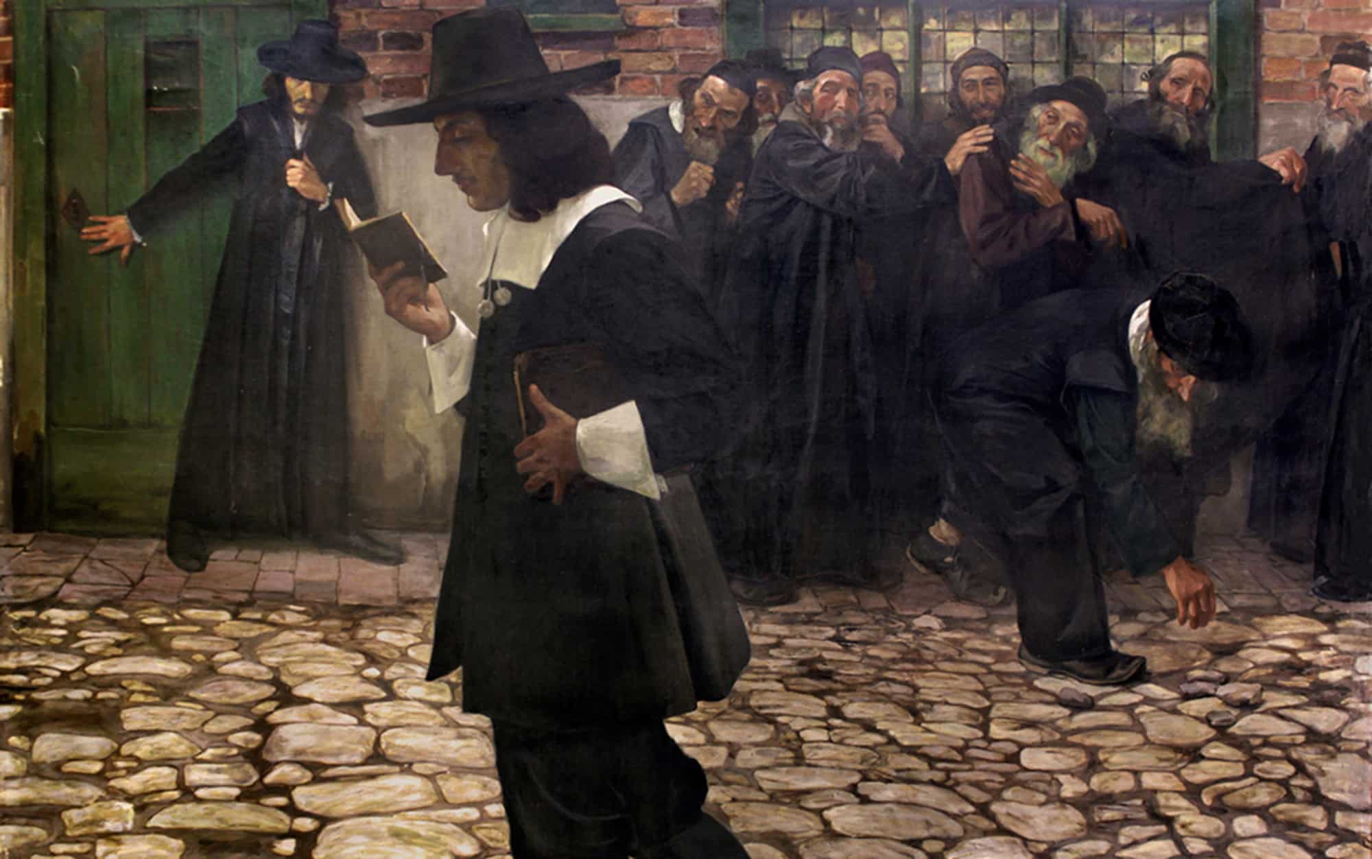 Samuel Hirszenberg, Spinoza (1907) . Courtesy A. A. Deineka Picture Gallery, Kursk, Russia.