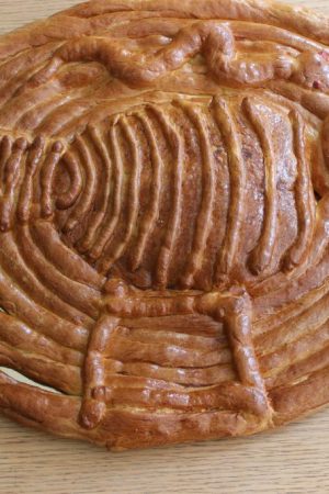 The bread of the seven heavens contains many ingredients forbidden to the Catholics during Lent, such as butter, milk, and eggs, making it especially rich and filling. (Ronit Treatman/Times of Israel)