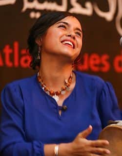 Neta Elkayam performing at the Festival des Andalousies Atlantiques in Essaouira, Morocco. The Festival was founded by André Azoulay, Senior Advisor to Morocco’s King Mohammad VI (Photo courtesy of Association Essaouira Mogador - Soufiane Bouhali)