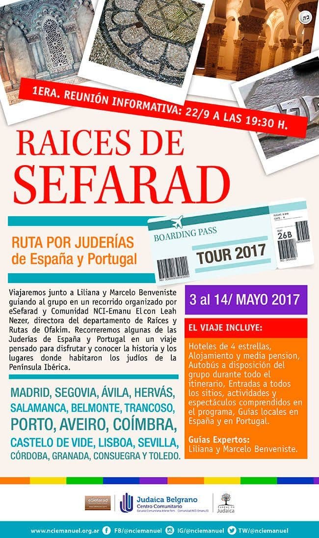 viaje raices de sefarad tour 2017 reunion