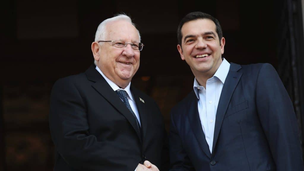 israeli president rivlin and tsipras