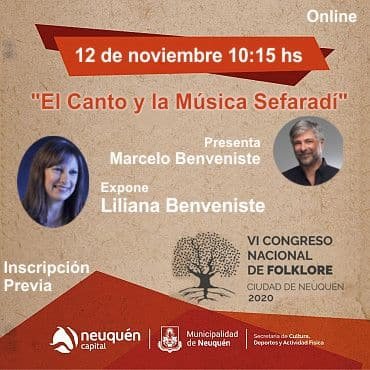 vi congreso nacional folklore benveniste